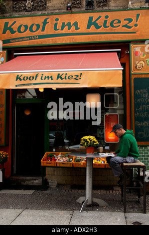 Koof Berlin im Kiez dialecte local de Prenzlauerberg Banque D'Images