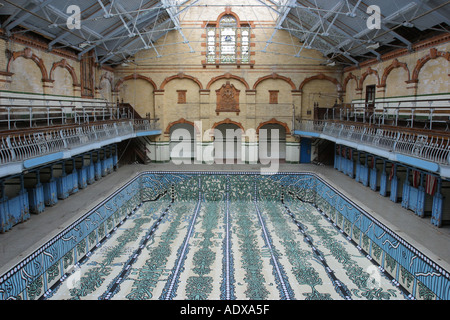 Première classe mâles piscine gala Bains Victoria Scott Gruhl Hathersage Road Manchester UK Banque D'Images