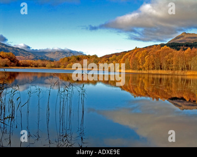 Vue d'AUTOMNE À BEN LOMOND Banque D'Images