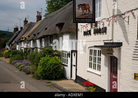 Buckinghamshire Chilterns Wendover Cottages UK Banque D'Images