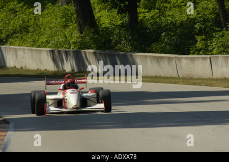 Steve Maison courses sa 1997 Lola Indy Lights voiture à la Brian Redman Défi international à Road America 2005 Banque D'Images