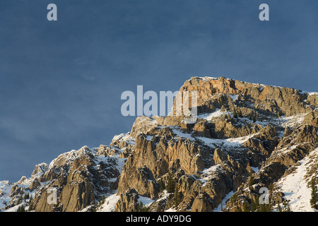 Sommet de montagne, parc provincial Peter Lougheed, Kananaskis, Alberta, Canada Banque D'Images