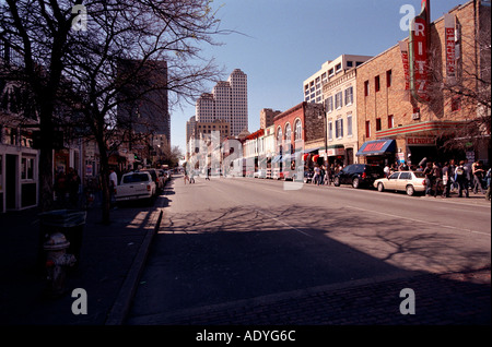 Le Ritz, 6 street Austin, Texas , États-Unis d'Amérique. Banque D'Images