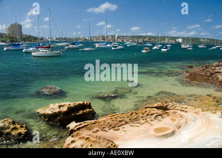 La plage de quarante Paniers Manly Sydney New South Wales Australie Banque D'Images