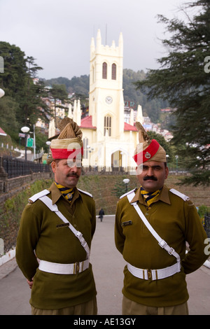 Cathédrale St Michaels à Shimla Shimla Hill Station Mall l'Himachal Pradesh, Inde Banque D'Images