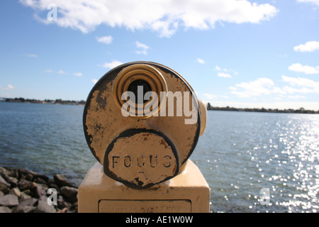 Un viseur a fait à San Diego Harbor. Banque D'Images