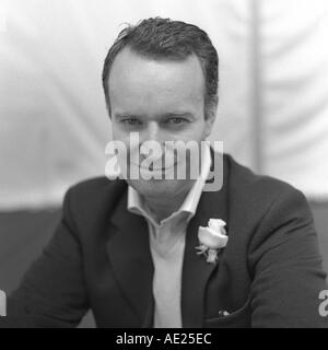 Auteur Andrew O'Hagan au Hay Festival 2003, Hay on Wye Powys Pays de Galles UK 2003 Banque D'Images