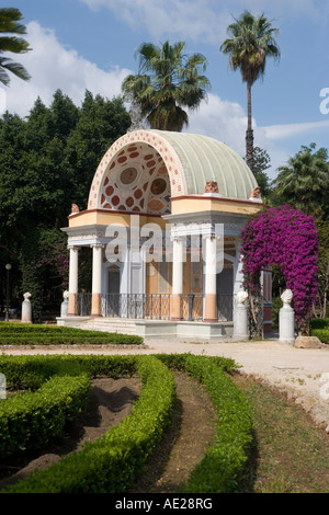 La Villa Giulia Palerme Sicile Italie Banque D'Images