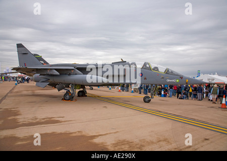 La Royal Air Force britannique Sepecat Jaguar T2A XX833 exploité par QinetiQ Banque D'Images