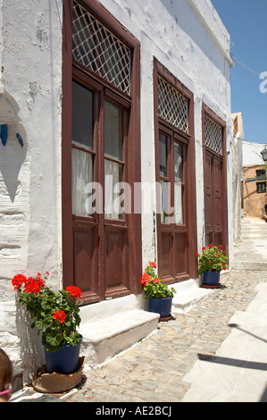 Café traditionnel en Syros Banque D'Images