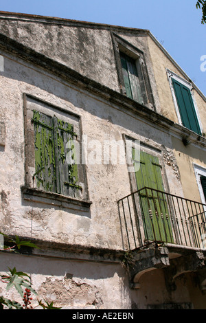 Vieux chalet Grèce Céphalonie Fiskardo Banque D'Images