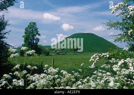 SILBURY HILL WILTSHIRE ANGLETERRE Europe Wiltshire Banque D'Images