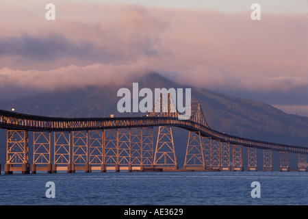 La Californie, San Francisco Bay, Richmond Pont San Rafael Banque D'Images