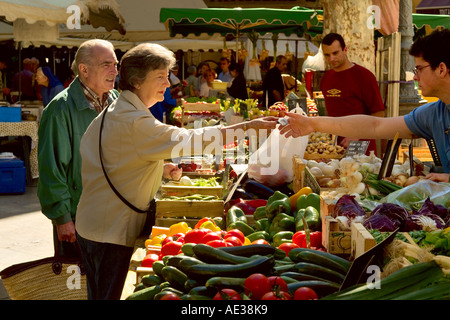 Market Place Richelme Aix en provence france Banque D'Images