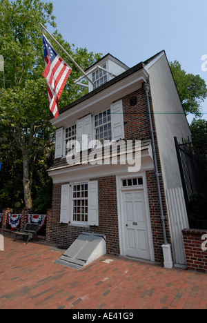 Betsy Ross House exterior Philadelphia Pennsylvania PA USA Banque D'Images