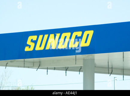 Station de remplissage Sunoco à Buffalo, New York Banque D'Images