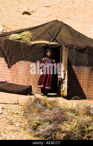 Aimaq camps nomades, près du village de confiture, l'Afghanistan, l'Asie Banque D'Images