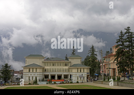 Place principale de Sapa populaires auprès des touristes pour la randonnée de l'artisanat et de tribus montagnardes du nord Vietnam Banque D'Images