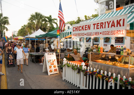 Goombay Festival à Bahama Village, Petronia Street, Key West, Floride, États-Unis d'Amérique, Amérique du Nord Banque D'Images