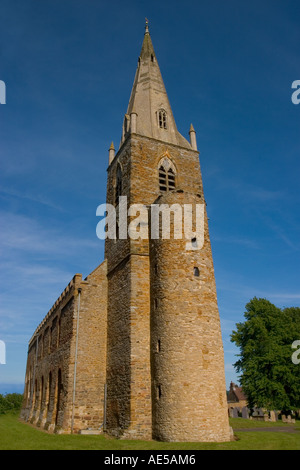 Vue de l'Ouest Fin , l'église All Saints , Brixworth Banque D'Images