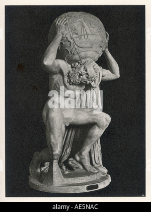 Sculpture de l’Atlas Banque D'Images