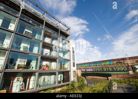 Appartements modernes Box Works Le Castlefield Manchester Banque D'Images