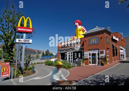 Mcdonald'S McDonald's le McDomald Direction générale de store Munich Banque D'Images