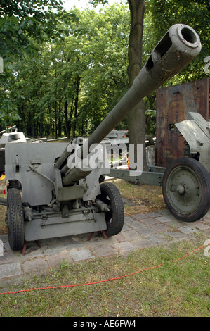 Le ZIS-3 canon divisionnaire russe à partir de 1943 76,2 mm Banque D'Images