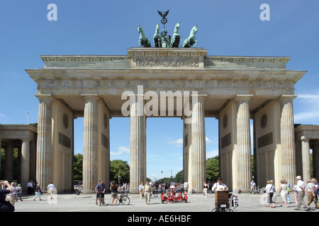 Porte de Brandebourg, Berlin, Allemagne Banque D'Images