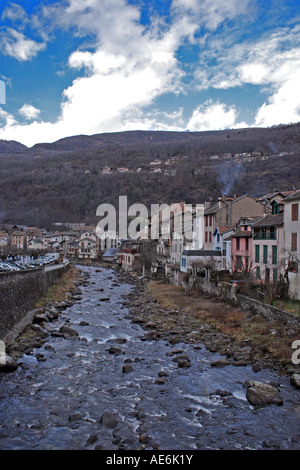 Ax-les-Thermes, Ariège, France Banque D'Images