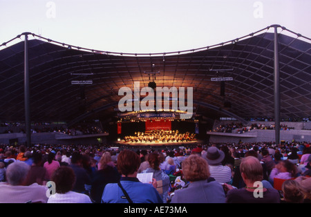 Sidney Myer en concert au Sidney Myer music bowl open air Victoria Melbourne Australie Banque D'Images