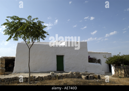 Construction Rural Es Figueral Es Portitxol Sant Joan de Labritja San Juan Ibiza Eivissa Espagne Baléares Banque D'Images