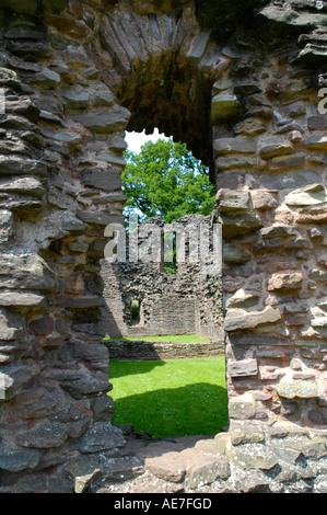 Château Grosmont Monmouthshire South East Wales UK à l'origine une motte Norman, pierre date de 1201 Banque D'Images