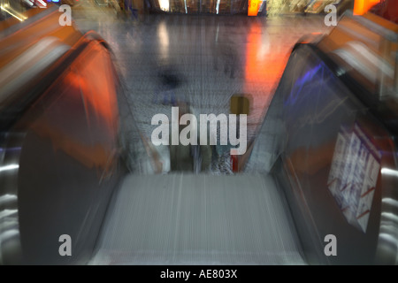 À l'escalator gare du sud, l'Autriche, Vienne Banque D'Images