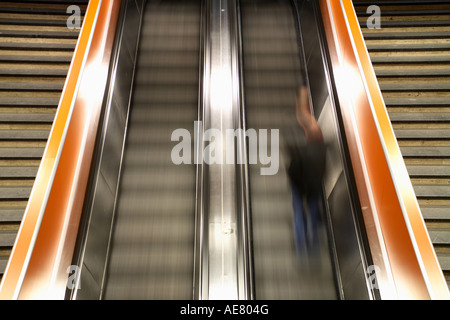 À l'escalator gare du sud, l'Autriche, Vienne Banque D'Images