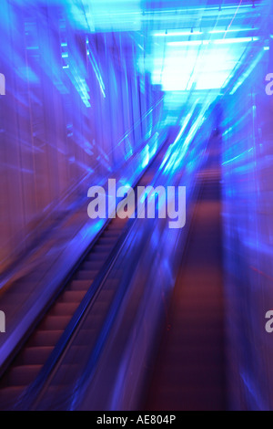 À l'escalator gare du sud, l'Autriche, Vienne Banque D'Images