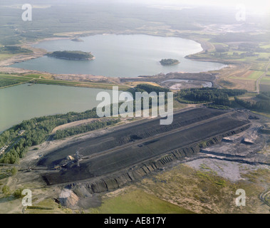 Le charbon brun creuser, Allemagne, Wackersdorf Banque D'Images