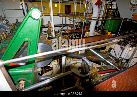 Salle des machines du bateau à aubes Waverley Banque D'Images