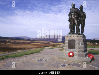 dh Commandos monument SPEAN BRIDGE INVERNESSSHIRE militaire de la Seconde Guerre mondiale soldats memorial commando scotland scottish highland special forces uk Banque D'Images