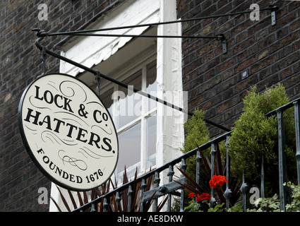 James Lock & Co store, Londres, UK Banque D'Images