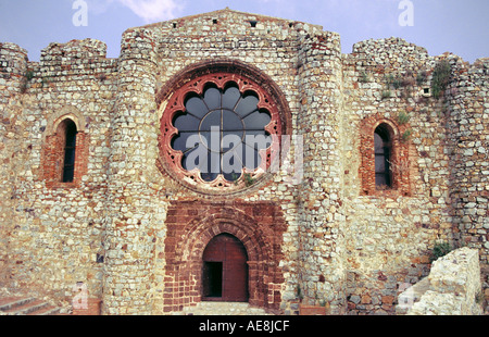 Nouvelle Calatrava Château Monastère Ciudad Real Province Castille La Manche, Espagne Banque D'Images