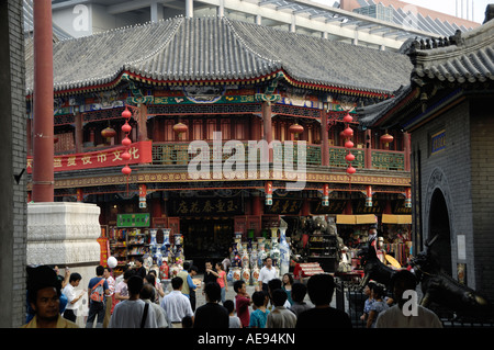 Rue de l'ancienne culture à Tianjin en Chine 18 Août 2007 Banque D'Images