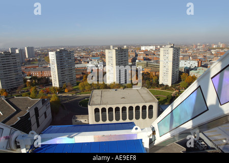 Vue depuis la roue de Birmingham à North East Banque D'Images