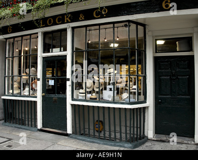 James Lock & Co store, Londres, UK Banque D'Images