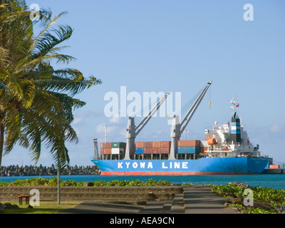 Port d'APIA harbour dock en chemise Western Samoa Banque D'Images