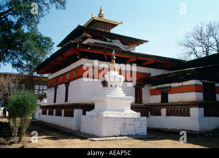 Buddhist Temple Kyichu au Bhoutan Banque D'Images