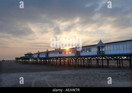 Photographie par Howard Barlow St Anne's Pier sur la côte de Fylde North West England Banque D'Images