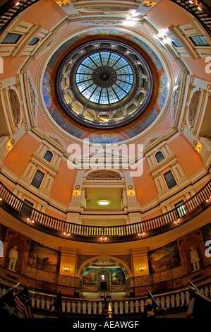 Kansas State Capitol, Topeka, Kansas, USA, de l'intérieur Banque D'Images