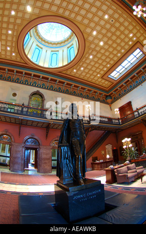 L'intérieur de South Carolina State House, Columbia, Caroline du Sud, USA Banque D'Images