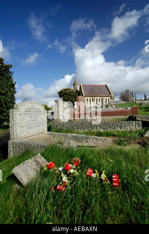 Chapelle et cimetière Croix Ogwell à Newton Abbot dans le sud du Devon en Angleterre Banque D'Images